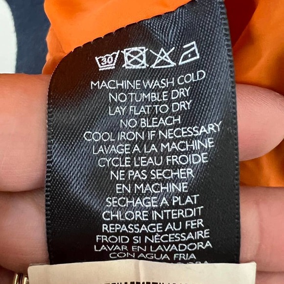 Slate & Stone Navy Bomber Jacket Size XL - Picture 14 of 14